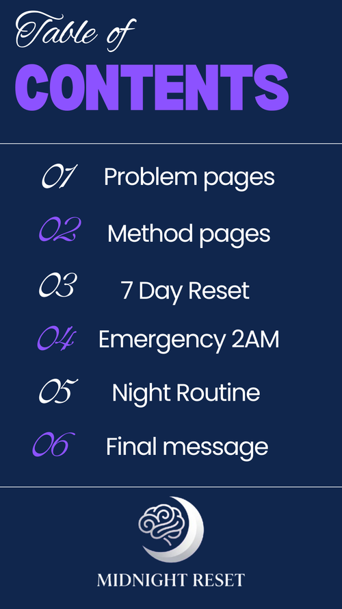 Stop Overthinking at Night